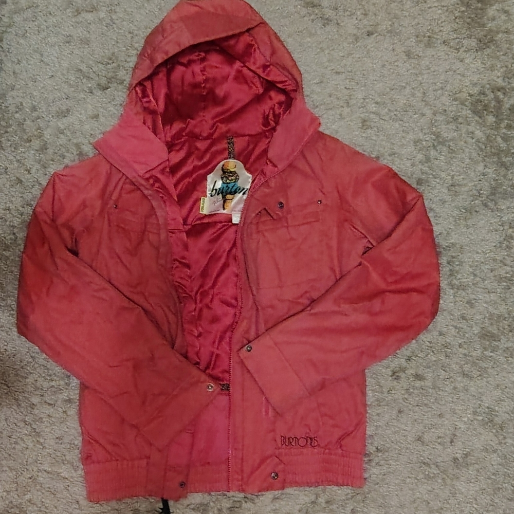 Ski and Snow Burton Women's Pink Hooded Jacket with Dryride.
